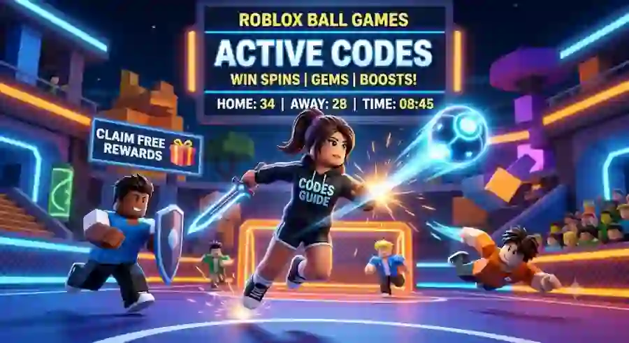 Ultimate Roblox Ball Game Codes 2026 Free Spins, Gems and Rewards You Should Claim Now