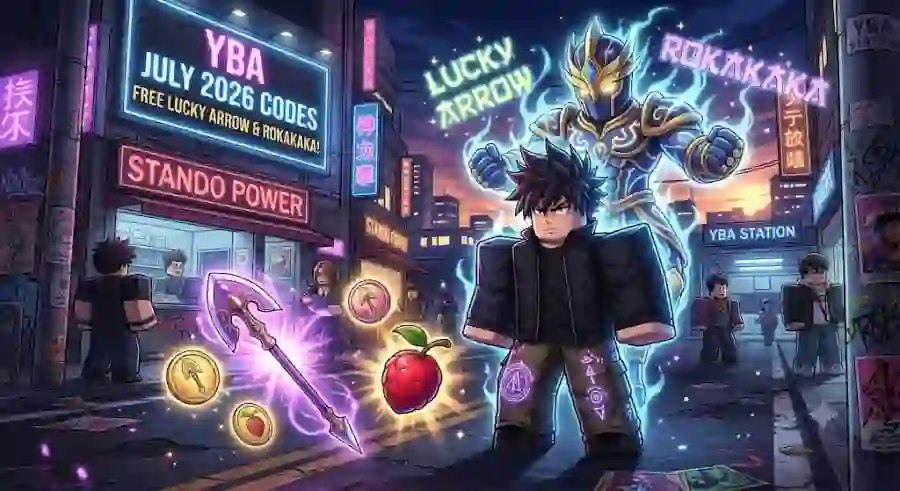YBA Codes July 2026 Claim Free Lucky Arrows, Rokakaka, EXP Boosts and Exclusive Rewards
