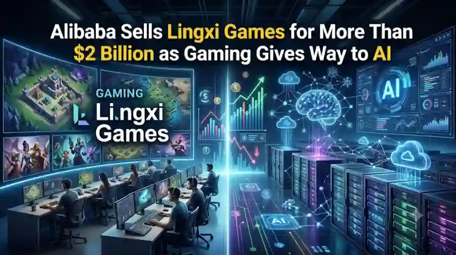 Alibaba Sells Lingxi Games for More Than $2 Billion as Gaming Gives Way to AI