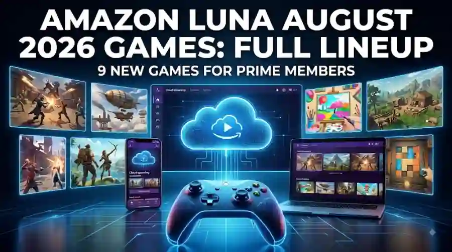 Amazon Luna August 2026 Games 9 New Titles Added for Prime Members