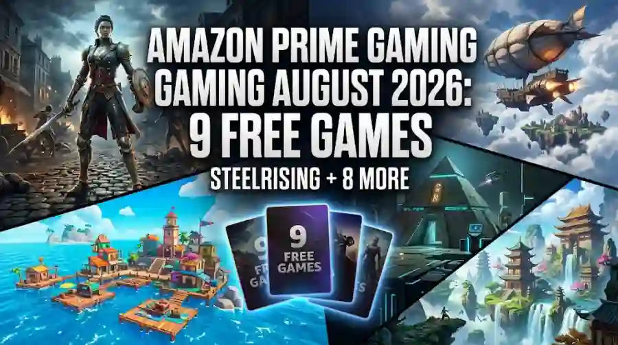 Amazon Prime Gaming August 2026 9 Free Games You Can Claim This Month