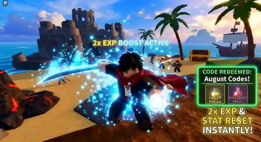 Blox Fruits August 2026 Update Codes Claim Free 2x EXP Boosts, Stat Resets and Rewards Instantly