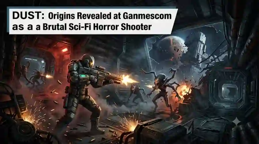 DUST Origins Revealed at Gamescom as a Brutal Sci-Fi Horror Shooter