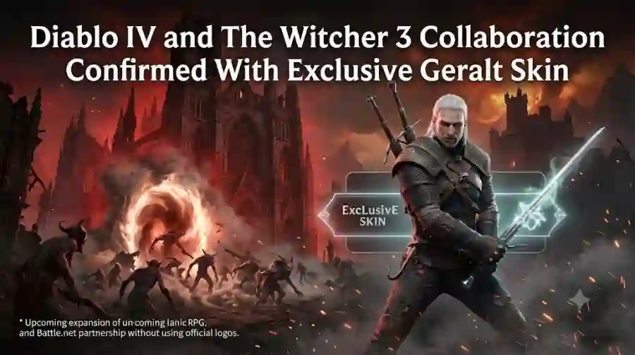 Diablo IV and The Witcher 3 Collaboration Confirmed With Exclusive Geralt Skin