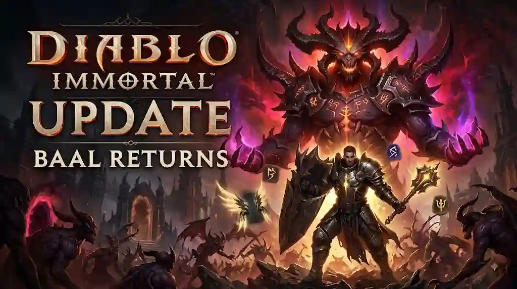 Diablo Immortal Darkening Decades Update Baal Returns With New Legendary Affixes and More