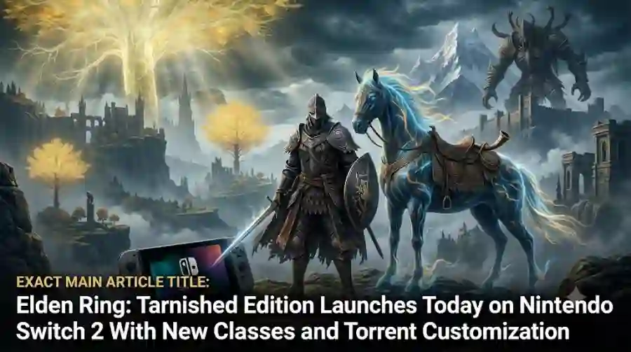 Elden Ring Tarnished Edition Launches Today on Nintendo Switch 2 With New Classes and Torrent Customization