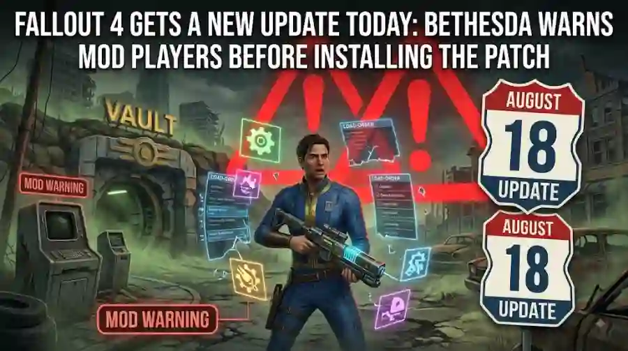 Fallout 4 Gets a New Update Today Bethesda Warns Mod Players Before Installing the Patch