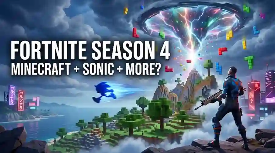Fortnite Chapter 7 Season 4 Minecraft, Sonic and Persona 5 Crossovers Are Coming
