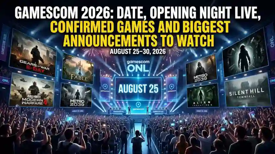 Gamescom 2026 Date, Opening Night Live, Confirmed Games and Biggest Announcements to Watch