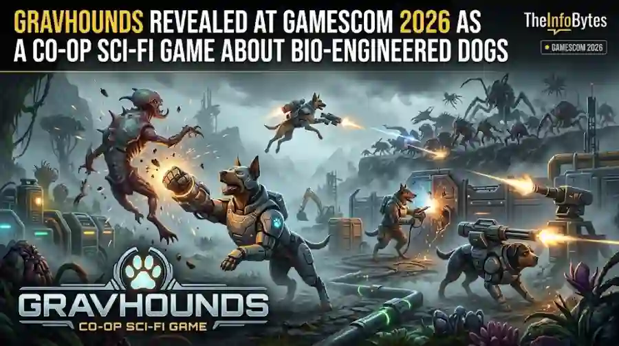Gravhounds Revealed at Gamescom 2026 as a Co-Op Sci-Fi Game About Bio-Engineered Dogs