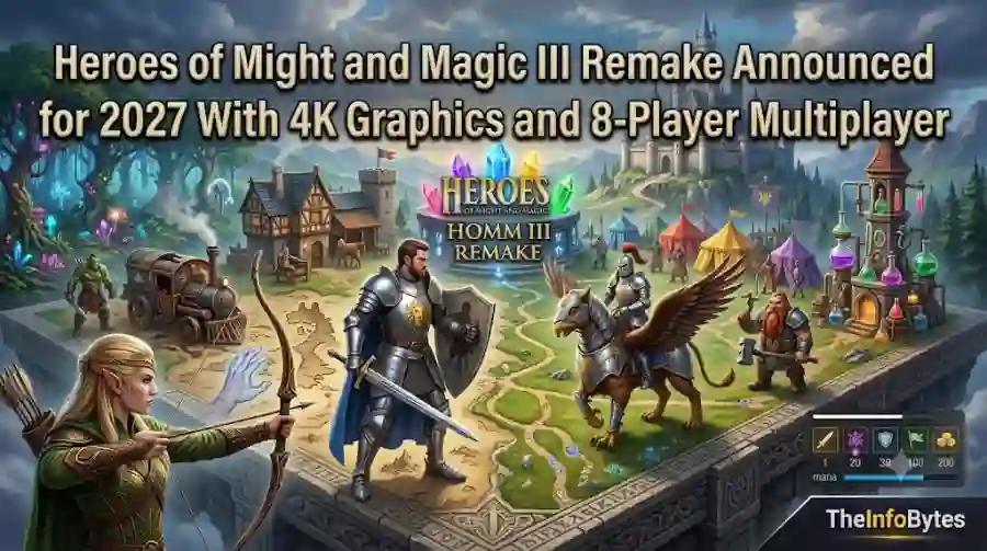 Heroes of Might and Magic III Remake Announced for 2027 With 4K Graphics and 8-Player Multiplayer