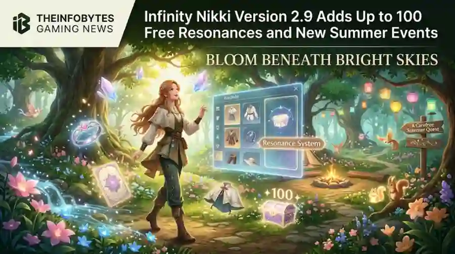 Infinity Nikki Version 2.9 Adds Up to 100 Free Resonances and New Summer Events