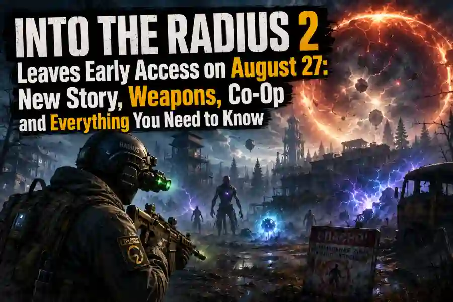 INTO THE RADIUS 2 Leaves Early Access on August 27 New Story, Weapons, Co-Op and Everything You Need to Know