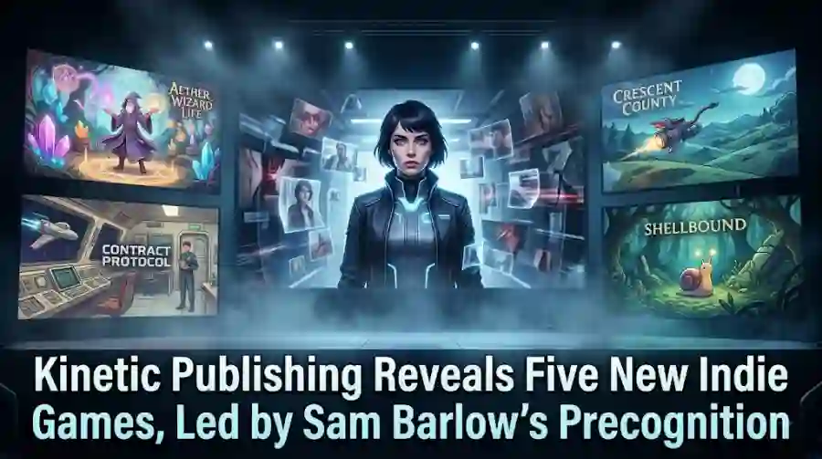 Kinetic Publishing Reveals Five New Indie Games, Led by Sam Barlow’s Precognition