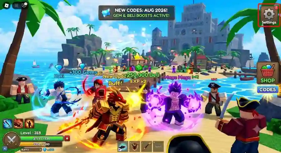 King Legacy August 2026 Codes Free Gems, Beli, EXP Boosts and Latest Update Buffs