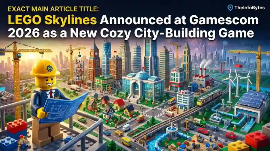 LEGO Skylines Announced at Gamescom 2026 as a New Cozy City-Building Game