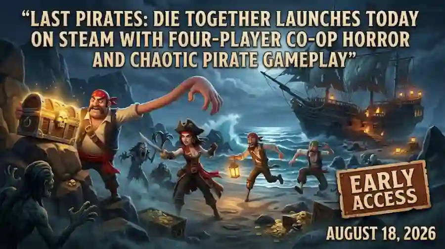 Last Pirates Die Together Launches Today on Steam With Four-Player Co-Op Horror and Chaotic Pirate Gameplay