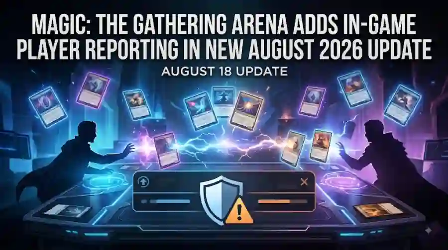 Magic The Gathering Arena Adds In-Game Player Reporting in New August 2026 Update