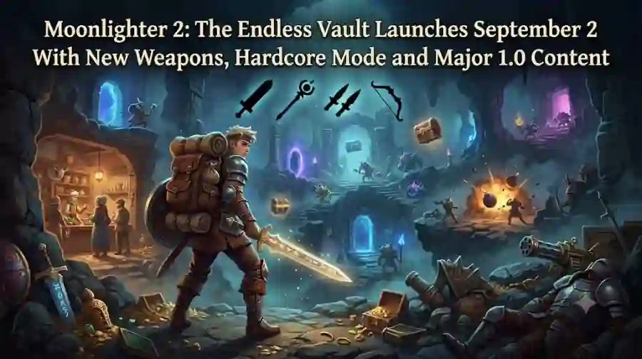 Moonlighter 2 The Endless Vault Launches September 2 With New Weapons, Hardcore Mode and Major 1.0 Content