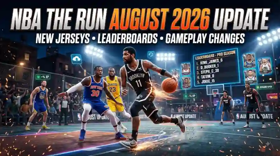 NBA THE RUN August 2026 Update New Jerseys, Leaderboards and Major Gameplay Changes