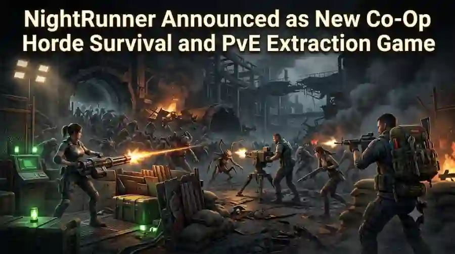 NightRunner Announced as New Co-Op Horde Survival and PvE Extraction Game