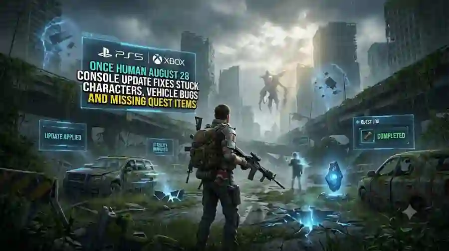Once Human August 28 Console Update Fixes Stuck Characters, Vehicle Bugs and Missing Quest Items