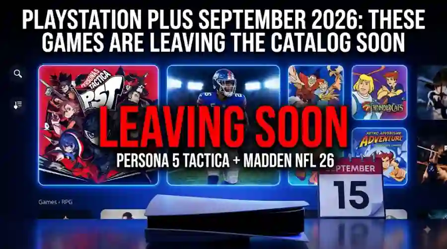 PlayStation Plus September 2026 These Games Are Leaving the Catalog Soon