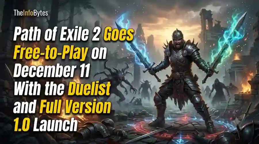 Path of Exile 2 Goes Free-to-Play on December 11 With the Duelist and Full Version 1.0 Launch