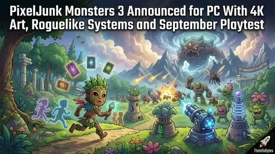 PixelJunk Monsters 3 Announced for PC With 4K Art, Roguelike Systems and September Playtest
