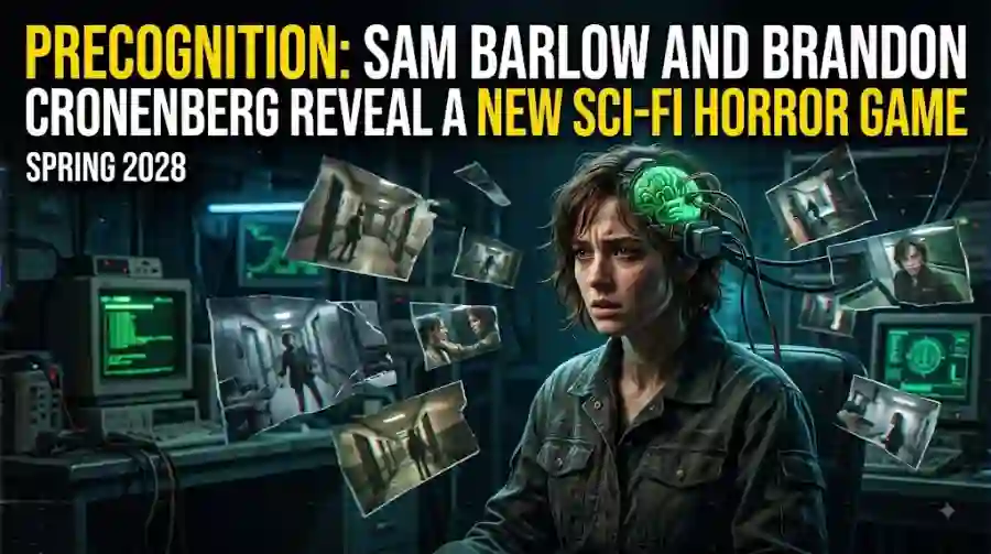 Precognition Sam Barlow and Brandon Cronenberg Reveal a New Sci-Fi Horror Game