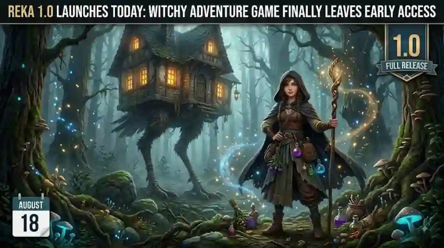 REKA 1.0 Launches Today Witchy Adventure Game Finally Leaves Early Access