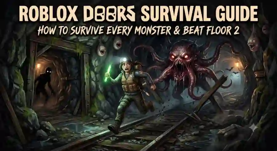 Roblox Doors Survival How to Survive Every Monster and Beat Floor 2 The Mines