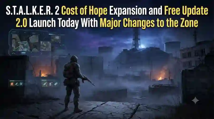 S.T.A.L.K.E.R. 2 Cost of Hope Expansion and Free Update 2.0 Launch Today With Major Changes to the Zone