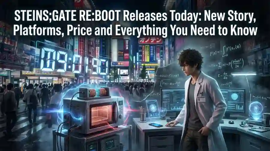 STEINSGATE RE BOOT Releases Today: New Story, Platforms and Price 