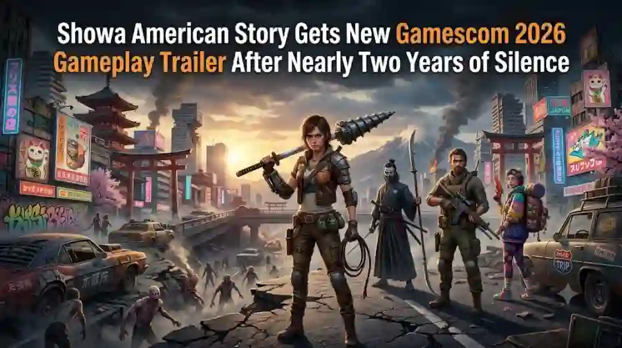 Showa American Story Gets New Gamescom 2026 Gameplay Trailer After Nearly Two Years of Silence
