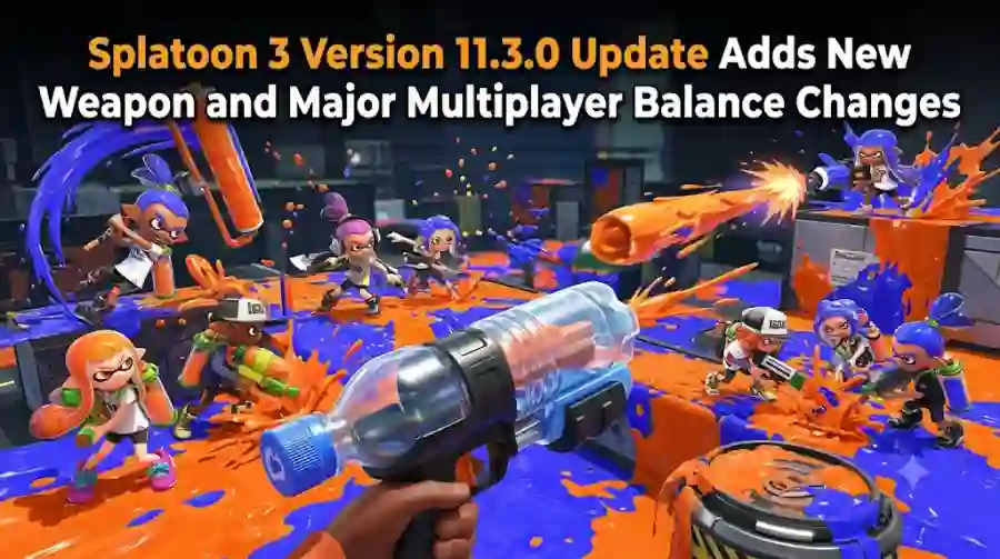 Splatoon 3 Version 11.3.0 Update Adds New Weapon and Major Multiplayer Balance Changes