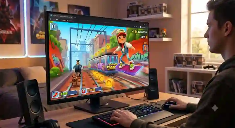 Subway Surfers Online Free The Browser Gaming to Running, Dodging Trains and Breaking High Scores