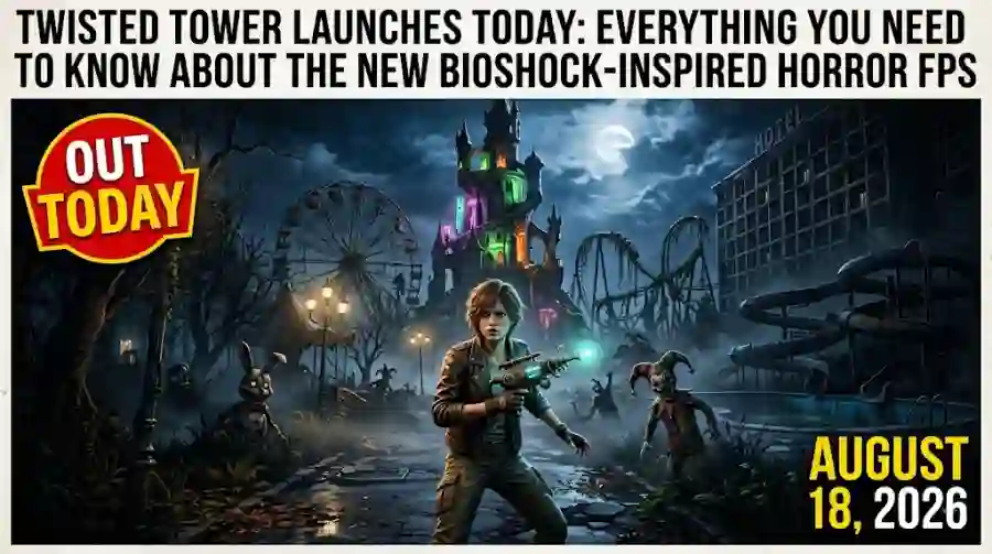Twisted Tower Launches Today Everything You Need to Know About the New BioShock-Inspired Horror FPS