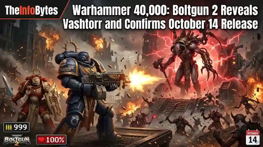 Warhammer 40,000 Boltgun 2 Reveals Vashtorr and Confirms October 14 Release