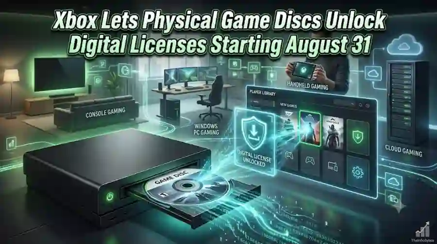 Xbox Lets Physical Game Discs Unlock Digital Licenses Starting August 31