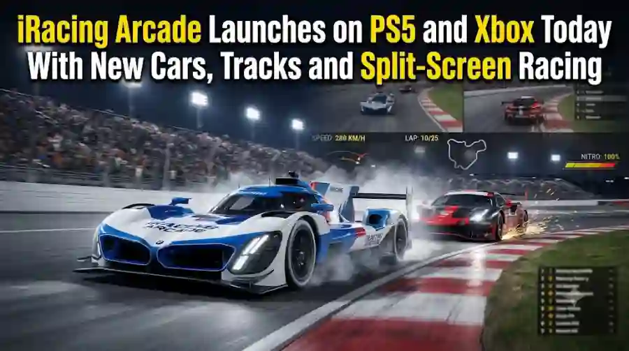 iRacing Arcade Launches on PS5 and Xbox Today With New Cars, Tracks and Split-Screen Racing
