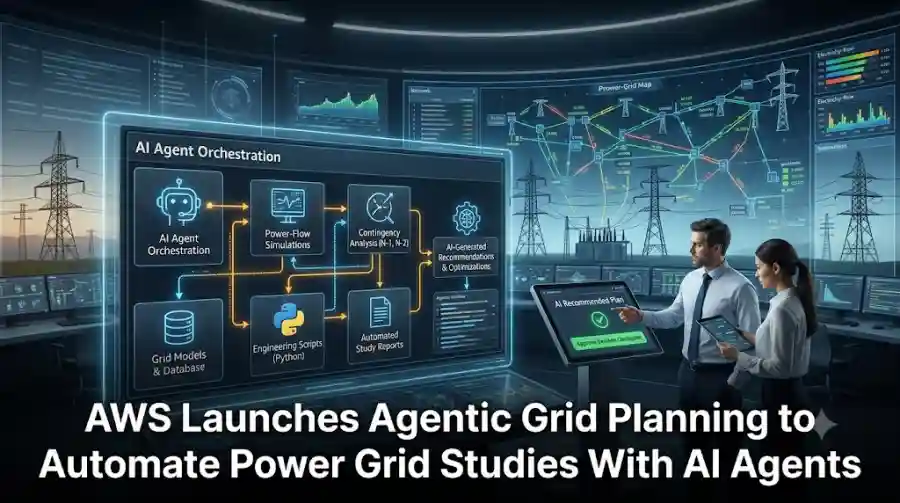 AWS Launches Agentic Grid Planning to Automate Power Grid Studies With AI Agents