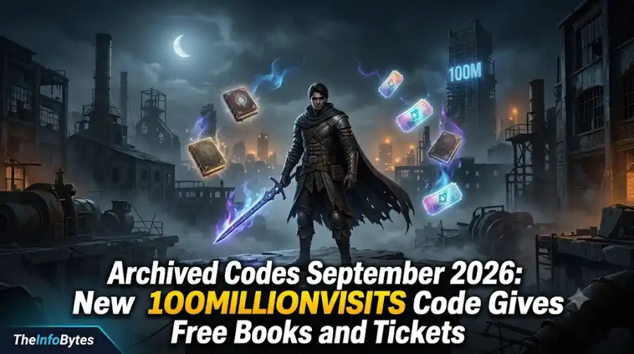 Archived Codes September 2026 New 100MILLIONVISITS Code Gives Free Books and Tickets