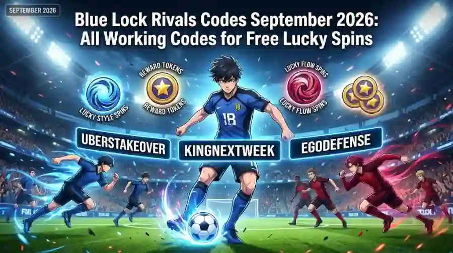 Blue Lock Rivals Codes September 2026 All Working Codes for Free Lucky Spins