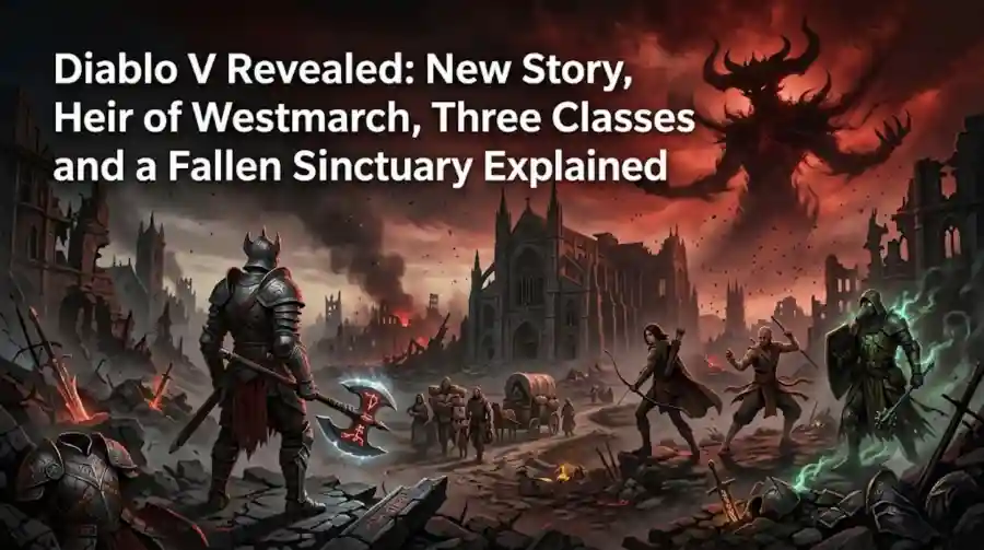 Diablo V Revealed New Story, Heir of Westmarch, Three Classes and a Fallen Sanctuary Explained
