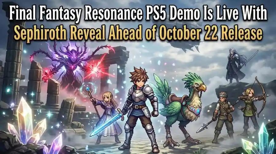 Final Fantasy Resonance PS5 Demo Is Live With Sephiroth Reveal Ahead of October 22 Release