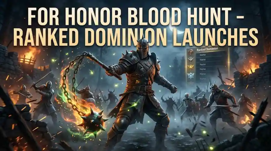 For Honor Year 10 Season 3 Blood Hunt Launches With Ranked Dominion, New Conqueror Skin and Halloween Events