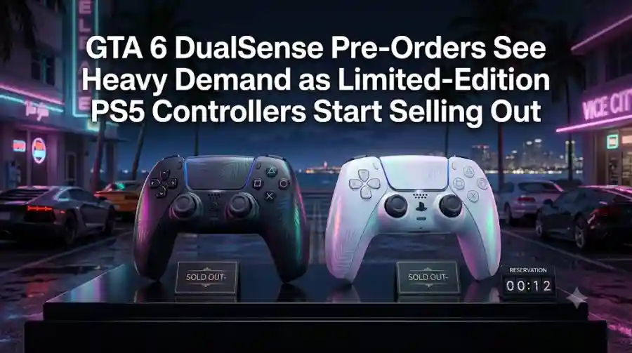 GTA 6 DualSense Pre-Orders See Heavy Demand as Limited-Edition PS5 Controllers Start Selling Out