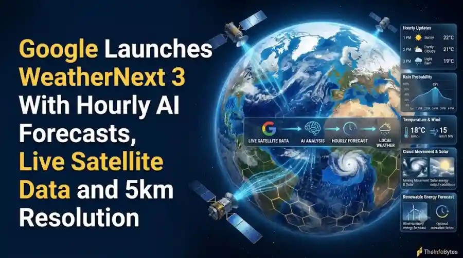 Google Launches WeatherNext 3 With Hourly AI Forecasts, Live Satellite Data and 5km Resolution