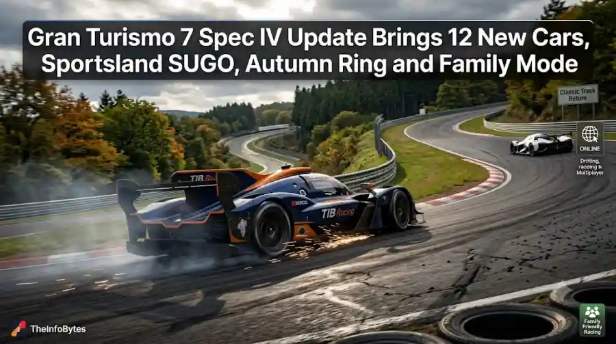 Gran Turismo 7 Spec IV Update Brings 12 New Cars, Sportsland SUGO, Autumn Ring and Family Mode